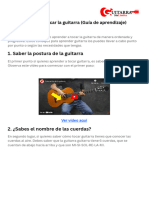 Aprende A Tocar La Guitarra PDF