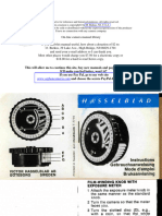 Hasselblad Film Winder Meter