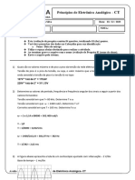 G Avaliação de Pesquisa 01 - Princípios de Eletrônica Analógica