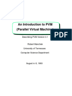 An Introduction To PVM (Parallel Virtual Machine)