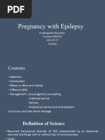 Pregnancy With Epilepsy