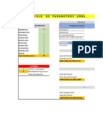 Calculo de Parametros