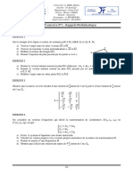 Série - 1 - Rappels Mathèmatiques