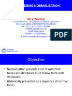 Unit I Normalization