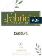 Cardapio 2023