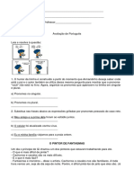 Avaliação de Portugues 6°ano B Ok