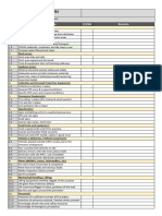 Daily Site Inspection List - Example