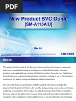 Sm-A115 U A SVC Guide F Rev1.0