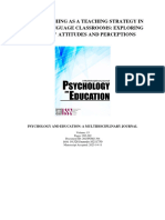 Code-Switching As A Teaching Strategy in English Language Classrooms: Exploring Students' Attitudes and Perceptions