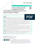 Prevalence of Soil-Transmitted Helminth Infections and Associated Risk Factors Among Elderly Individuals Living in Rural Areas of Southern Thailand