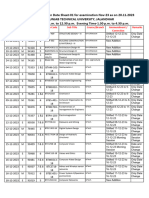 Date of Exam Sess Mcode Sem Sub Code Sub Title Course/Branch Ammendment / Correction Remarks