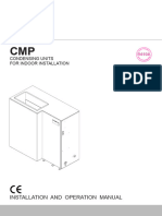 Installation and Operation Manual: Condensing Units For Indoor Installation