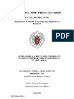 Clima Social y Autoeficacia Percibida en Estudiantes Inmigrantes