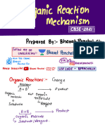 Organic Reaction Mechanism