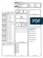 5E DD - Character Sheet Form Fillable