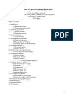 Methods of Groundwater Exploration