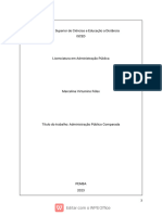 Administração Pública Comparada