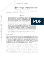 To Compress or Not To Compress - Self-Supervised Learning and Information Theory: A Review