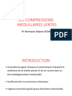 Les Compressions Médullaire Lente