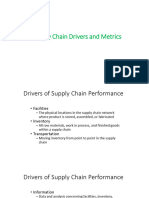 Supply Chain Drivers Lecture 3