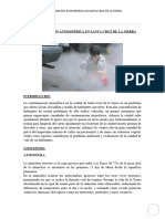 Informe de Contaminacion Atmosferica en Santa Cruz Oficial