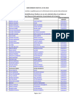 Nomina de Abogados y Notarios Sancionados