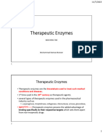 Lecture 3 (Therapeutic Enzymes)