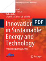 Innovations in Sustainable Energy and Technology 2021