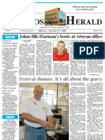 Johns Fills Harman's Boots at Veteran Office: Elphos Erald