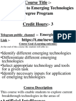 Chapter 1 and Chapter 2 About Emerging Technology & Data