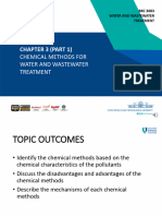 Chapter 3 - (Part 1) Chemical Method For Waster and Wastewater Treatment