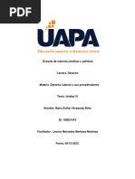 Tarea Iv de Derecho Laboral y Su Procedimiento