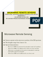 Concept of Microwave Remote Sensing