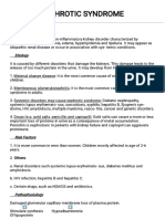 Nephrotic Syndrome: Etiology