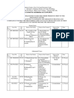 Cases Listed For Mediation On 12.09.2023