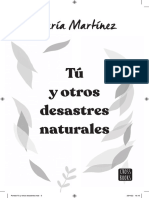 María Martínez: Tú y Otros Desastres Naturales Tú y Otros Desastres Naturales