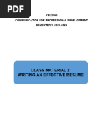 Cel2106 Class Material 2 (Week 2-4)