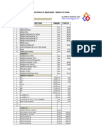 Analisis de Costos y Presupuestos Arquitectura