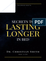 Secrets To Lasting Longer in Bed - Ebook