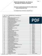 Lista de Classificacao 14072023 Processo Seletivo Simplificado Edital No 009 2022 SGP