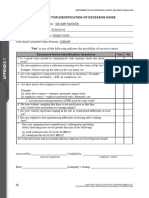 Appendix 1 Checklist For Identification of Excessive Noise: Department of Occupational Safety and Health Malaysia