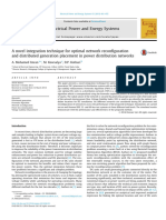 A Novel Integration Technique For Optimal Network Reconfiguration