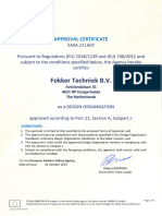 Easa Doa Approval Easa.21j.667 FT Rs