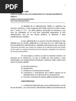 Apunte Sobre Acto Administrativo