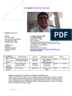 CV Ir. Hilman Hakim MBA As Per June 2022