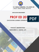 Prof Ed 201 First Module 1