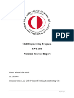 Ahmad Abu Alrub 2203966 Cve300 Final Report