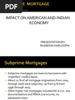 Subprime Mortgage Crisis