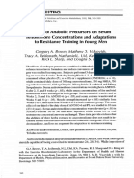 A 2000 - Effects of Anabolic Precursors On Serum Testosterone Concentrations and Adaptations To Resistance Training in Young Men