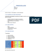 URGENCES en MG